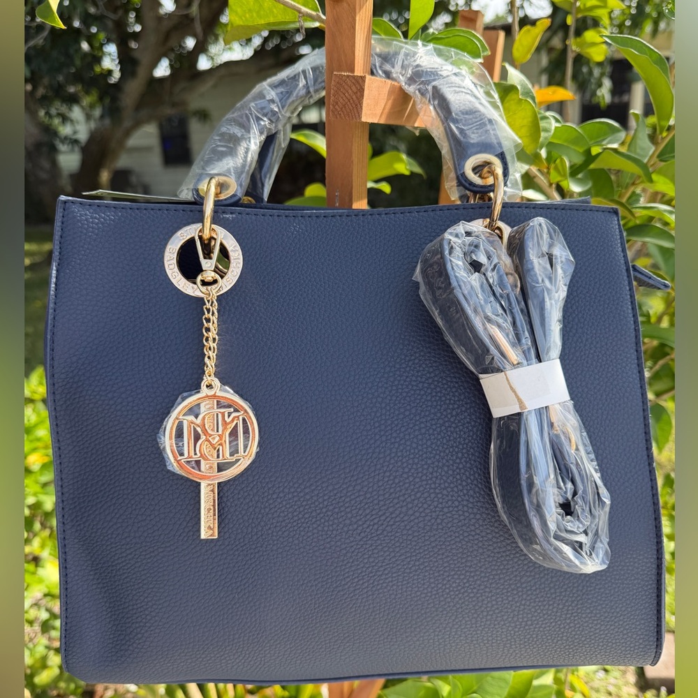 BADGLEY MISCHKA Gomez Tote Bag In Navy